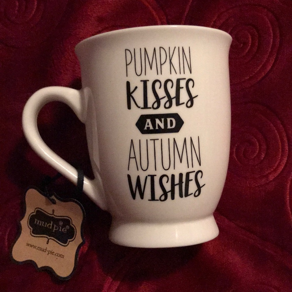 Pumpkin Kisses and Autumn Wishes Mug Coffee Cup